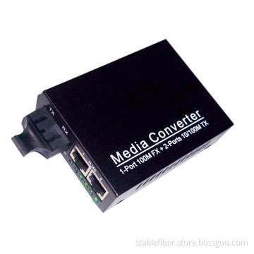 10/100Mbps Fiber Optic Media Converter, RoHS Directive-compliant